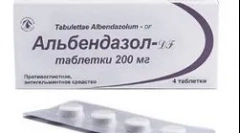 Подготовка на албазол од паразити